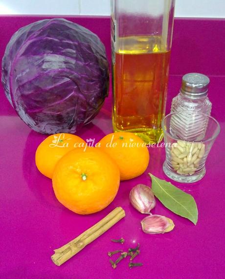 Lombarda con mandarina