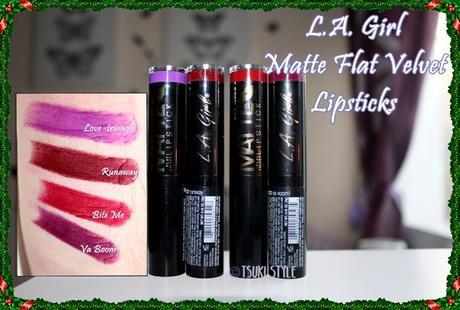 matte flat velvet lipstick la girl