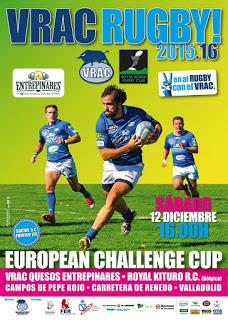 EUROPEAN CHALLENGE CUP: VRAC QUESOS ENTREPINARES - ROYAL KITURO R.C.