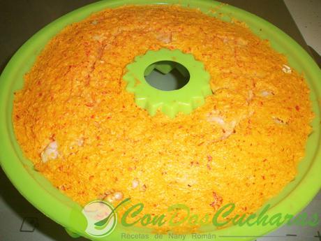 Pastel de gambas y surimi