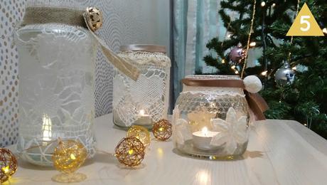 DIY: FAROLILLOS NAVIDEÑOS SHABBY CHIC