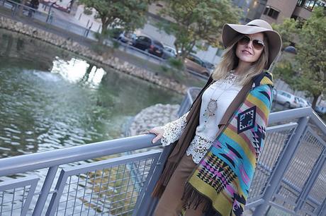 Boho / hippie de los 70: pantalón campana, ante y muchos flecos!!