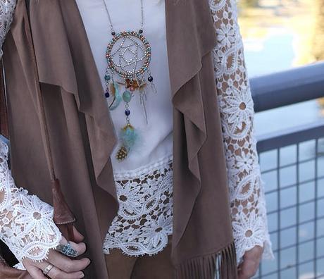 Boho / hippie de los 70: pantalón campana, ante y muchos flecos!!