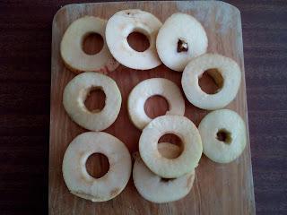Manzanas verdes fritas Manzanas verdes fritas