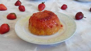 Budín con Fresas