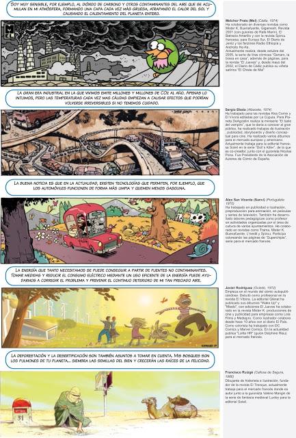 “El Planeta nos habla”, un cómic de la Fundación Divina Pastora sobre el cambio climático
