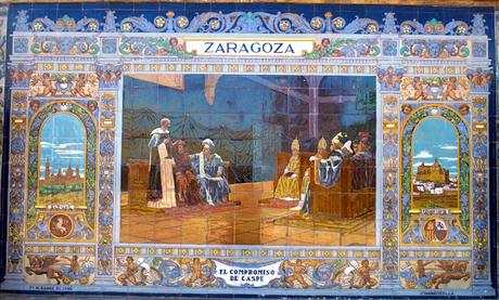 Los bancos de la Plaza de España (56): Zaragoza.