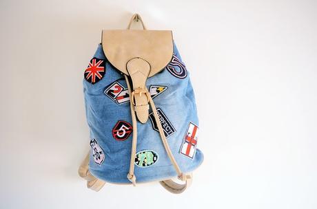 sorteo mochila denim con parches