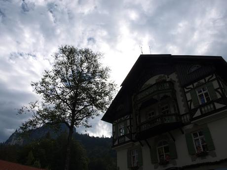 Castillo de Füssen, fotos y mapas para llegar a la tienda de entradas y autobús del castillo.