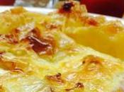 Tarta crujiente queso Brie puerro pavo