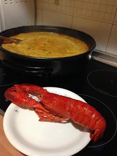 Arroz con Bogavante Aneto Fumet muy rápido