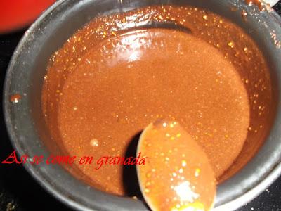 Ganache de chocolate y pistacho