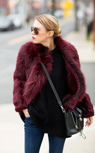 STREET STYLE INSPIRATION; HOW TO WEAR A FAUX FUR COAT.-