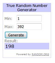 Listado definitivo y ganadores sorteo segundo aniversario