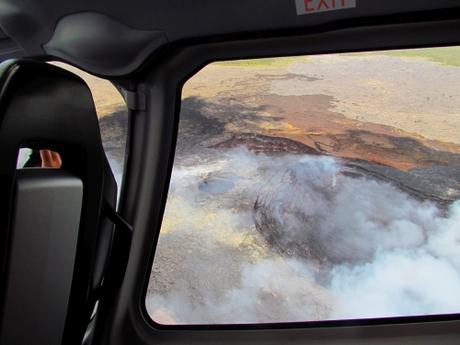 Sobrevuelo del volcán Kilauea. Galería de fotos
