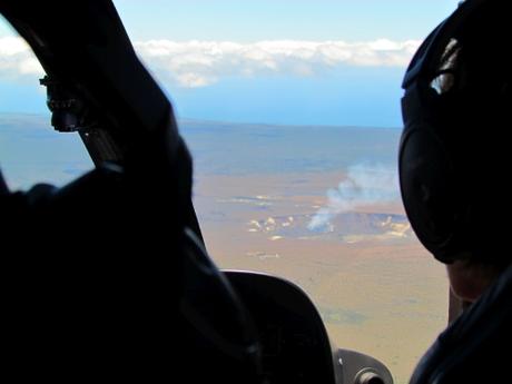 Sobrevuelo del volcán Kilauea. Galería de fotos