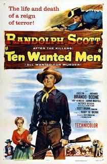 DIEZ FORAJIDOS (Ten wanted men) (USA, 1955) Western