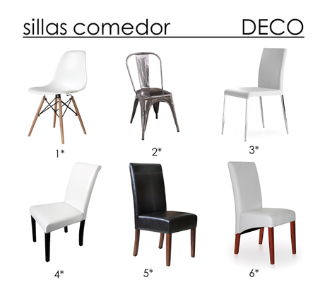 Como definir el estilo de un comedor con las sillas