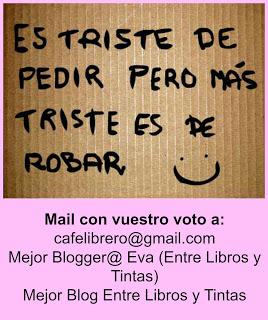 Nominada a los Café Librero Awards como mejor Blogger@ y Mejor Blog Literario