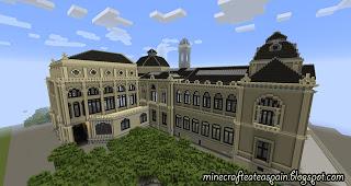 Réplica Minecraft del Ayuntamiento de Donosti, España.