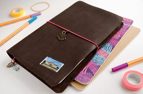 Cómo sujetar cuadernos en tu Traveler’s Notebook