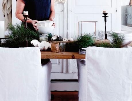 casa navidad: enamorada de la sencillez del blanco