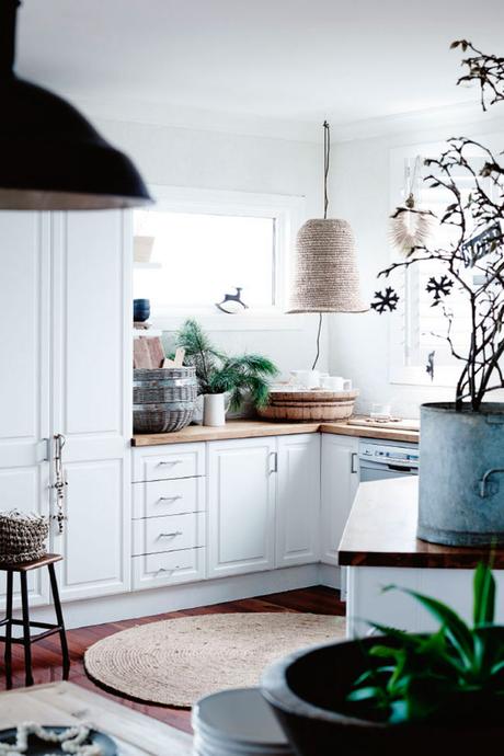 casa navidad: enamorada de la sencillez del blanco