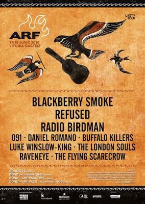 Azkena Rock Festival 2016: Luke Winslow-King, The London Souls, RavenEye, The Flying Scarecrow...