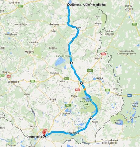 Luces y sombras de Letonia; ¡bendito atraso! Ruta del día, de Aluksne a Daugavpils