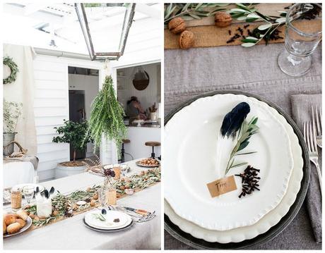 7 Mesas de Navidad estilo natural