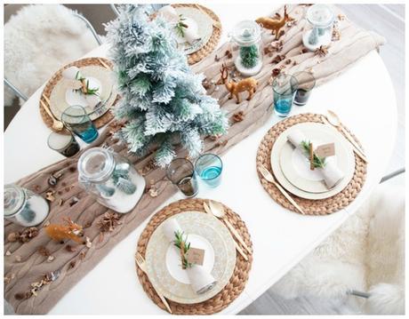 7 Mesas de Navidad estilo natural