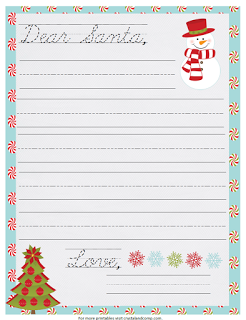 Carta a Papa Noel . Imprimibles.