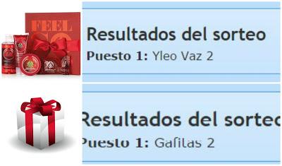 Ganadora del sorteo de The Body Shop y SORPRESA ! .