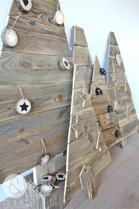 Arbol Navidad de madera: Una manera diferente de decorar. Arbol Navidad de madera: Una manera diferente de decorar.