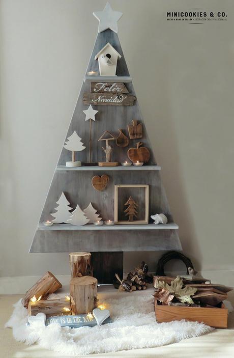 Arbol Navidad de madera 02