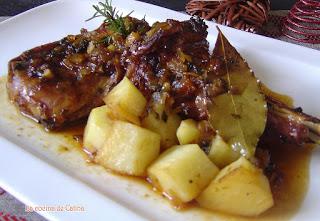 Pierna de cabrito a la miel