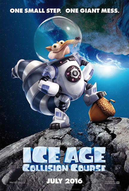 Afiche y tráiler oficial de La Era de Hielo 5: En Curso de Colisión #IceAgeCollisionCourse