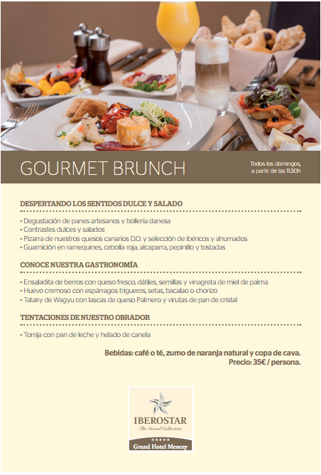 Gourmet Brunch, La Cocina del Mencey