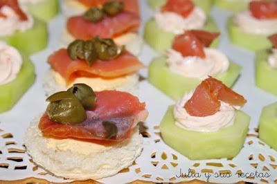 Canapés de fiesta