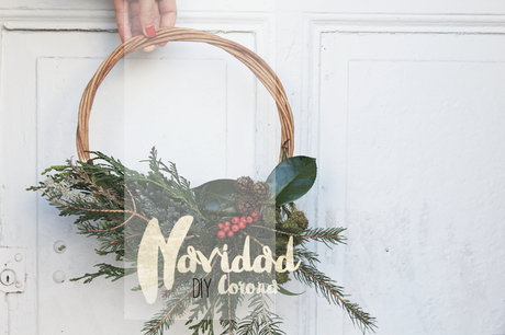 Tutorial: corona de #navidad DIY