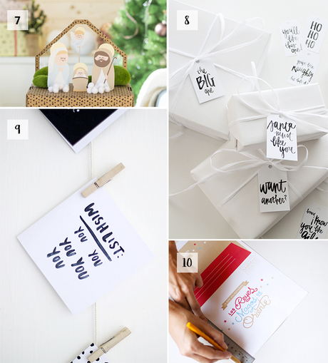 10 Imprimibles gratuitos Navideños