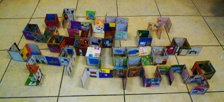 Mi casa, La ciudad ( construcción y dibujo de la ciudad ) Taller de Arquitectura para niños/as