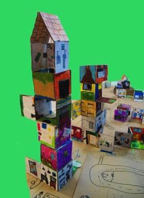 Mi casa, La ciudad ( construcción y dibujo de la ciudad ) Taller de Arquitectura para niños/as