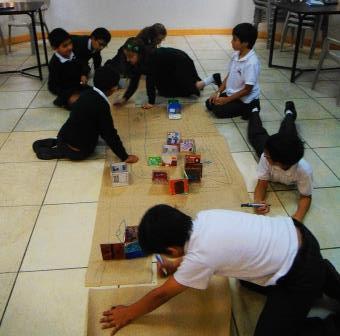 Mi casa, La ciudad ( construcción y dibujo de la ciudad ) Taller de Arquitectura para niños/as