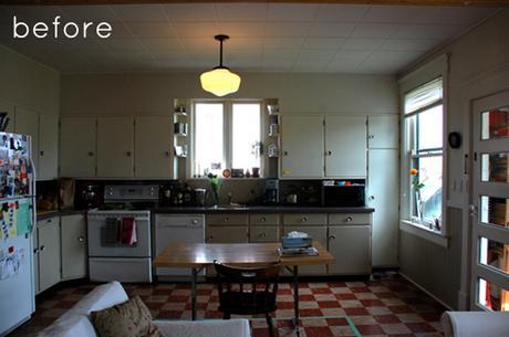 ANTES Y DESPUÉS: Un cambio de look radical para una cocina abierta e integrada en el salón ANTES Y DESPUÉS: Un cambio de look radical para una cocina abierta e integrada en el salón