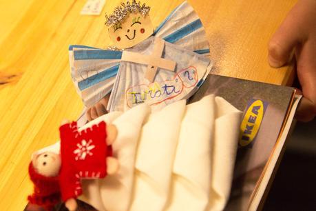 Taller de servilleteros navideños en Ikea - Parte 2