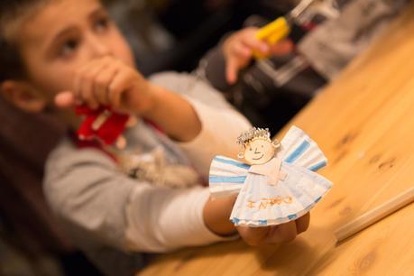 Taller de servilleteros navideños en Ikea - Parte 2