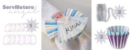 Taller de servilleteros navideños en Ikea - Parte 2