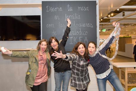 Taller de servilleteros navideños en Ikea - Parte 2