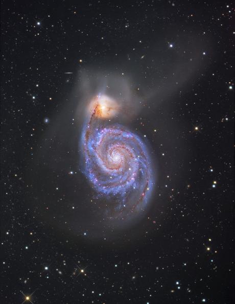 El extraordinario complejo M51